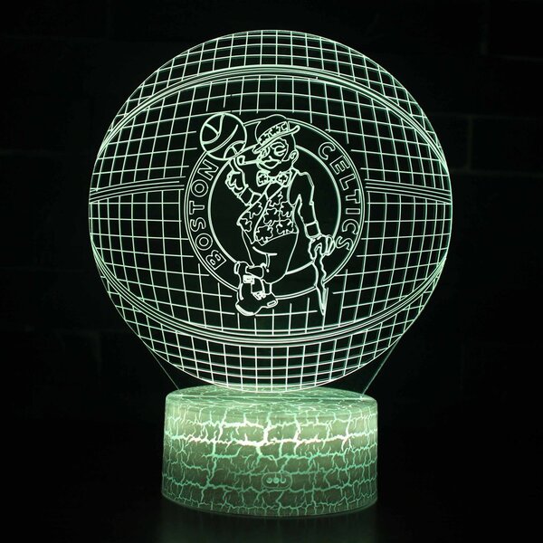 Beling 3D lampa,NBA Boston Celtics , 16 farebná QX4