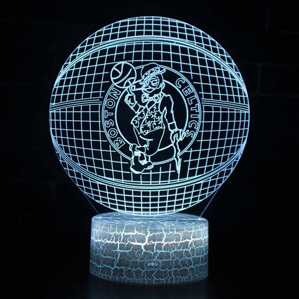 Beling 3D lampa,NBA Boston Celtics , 16 farebná QX4