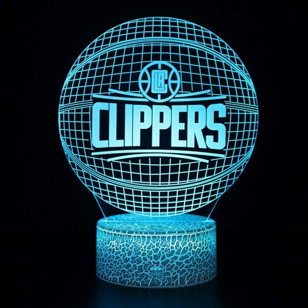 Beling 3D lampa,NBA L.A. Clippers, 16 farebná QX6