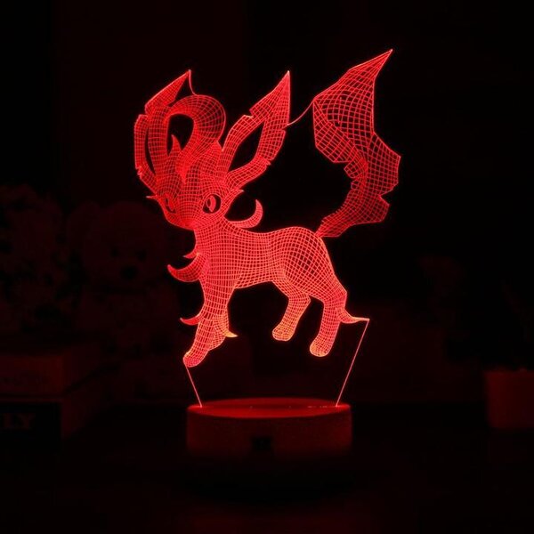 Beling 3D lampa, Leafeon, 7 farebná CXWS5A