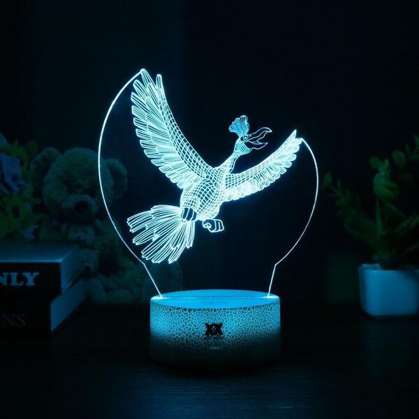 Beling 3D lampa, Ho-Oh, 7 farebná CXWS5A