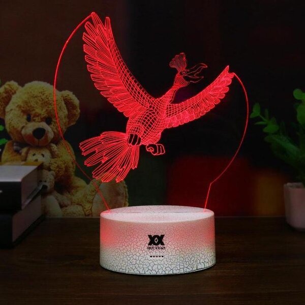 Beling 3D lampa, Ho-Oh, 7 farebná CXWS5A