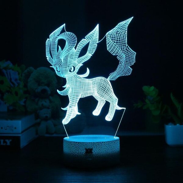 Beling 3D lampa, Leafeon, 7 farebná CXWS5A