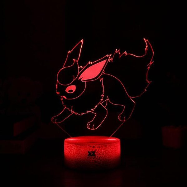 Beling 3D lampa,Flareon, 7 farebná CX575