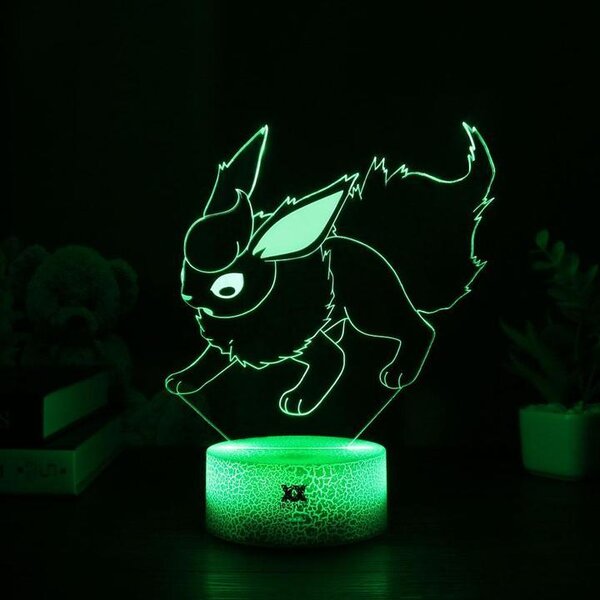 Beling 3D lampa,Flareon, 7 farebná CX575