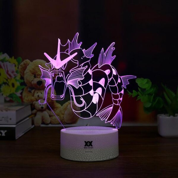 Beling 3D lampa, Gyarados, 7 farebná CXWS5