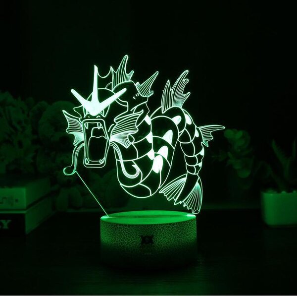 Beling 3D lampa, Gyarados, 7 farebná CXWS5