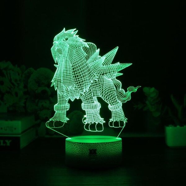 Beling 3D lampa, Entei, 7 farebná L7D