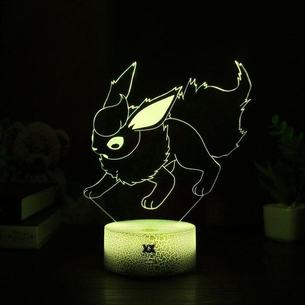 Beling 3D lampa,Flareon, 7 farebná CX575