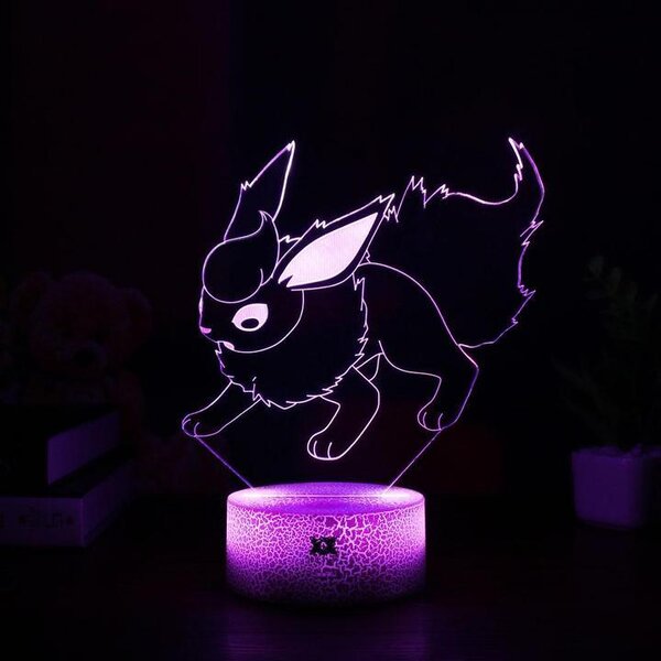 Beling 3D lampa,Flareon, 7 farebná CX575
