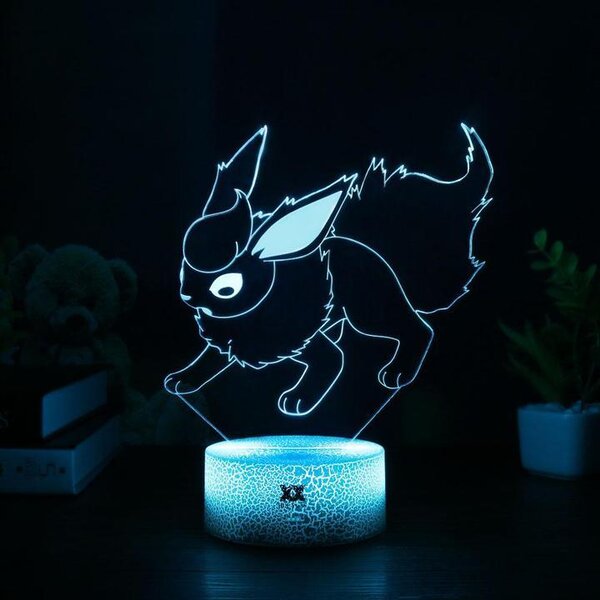 Beling 3D lampa,Flareon, 7 farebná CX575