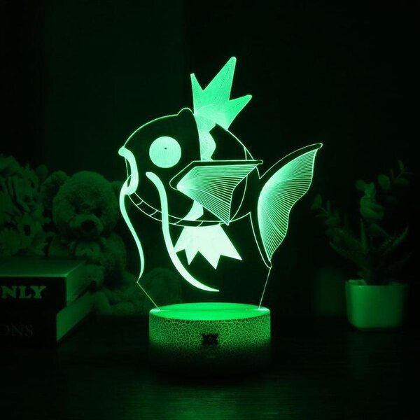 Beling 3D lampa, Magikarp, 7 farebná CXWS5A