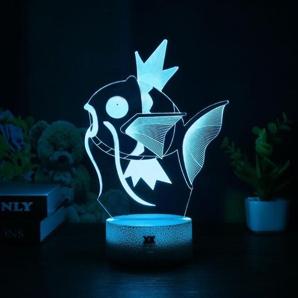 Beling 3D lampa, Magikarp, 7 farebná CXWS5A