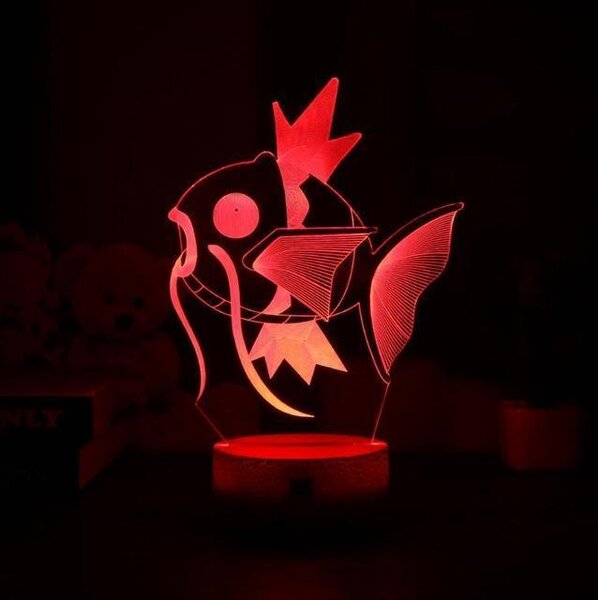 Beling 3D lampa, Magikarp, 7 farebná CXWS5A