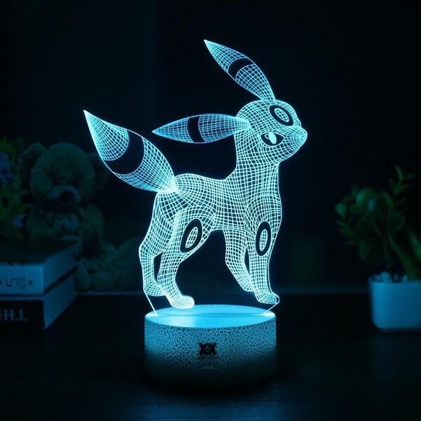 Beling 3D lampa, Umbeon, 7 farebná, 3CFVA5
