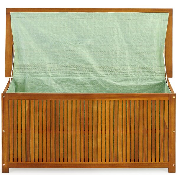 Drevený úložný box ACACIA, 117x50x59cm, prírodná hnedá Jurhan