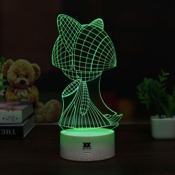 Beling 3D lampa, Ralts, 7 farebná, 3CV