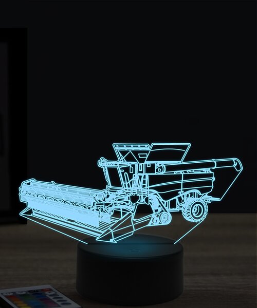 Beling 3D lampa, Kombajn John Deere X9, 16 farebná PPE5F8