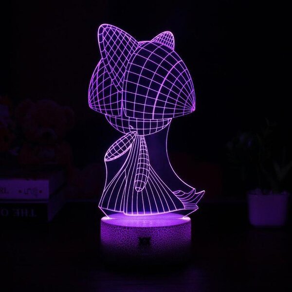 Beling 3D lampa, Ralts, 7 farebná, 3CV