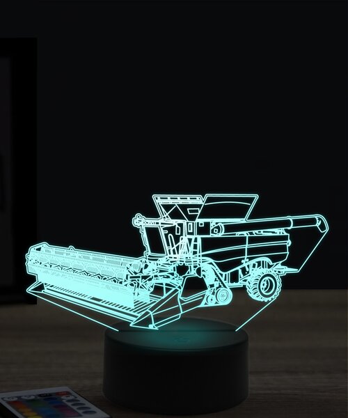 Beling 3D lampa, Kombajn John Deere X9, 16 farebná PPE5F8