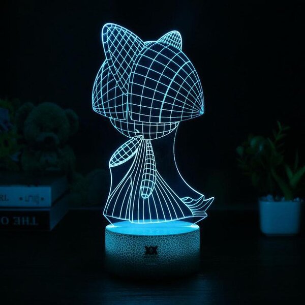 Beling 3D lampa, Ralts, 7 farebná, 3CV