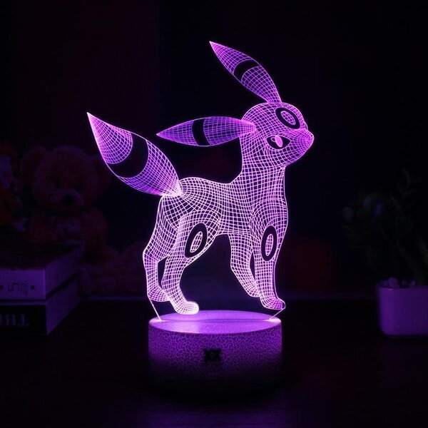 Beling 3D lampa, Umbeon, 7 farebná, 3CFVA5