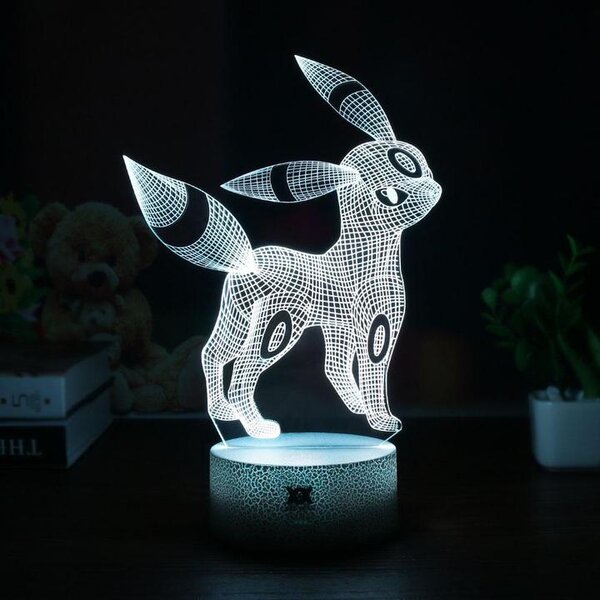 Beling 3D lampa, Umbeon, 7 farebná, 3CFVA5