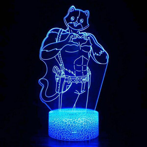 Beling 3D lampa,MEOWSCLES ,7 farebná KGF56OI
