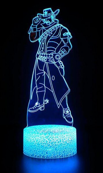 Beling 3D lampa,DEADFIRE,7 farebná 36