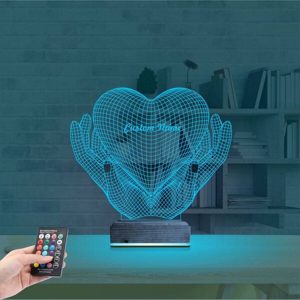 Beling 3D lampa, moje srdce v tvojich rukách, 7 farebná S30KWWW5F8C
