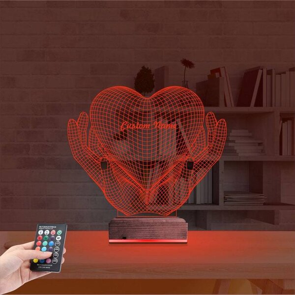 Beling 3D lampa, moje srdce v tvojich rukách, 7 farebná S30KWWW5F8C