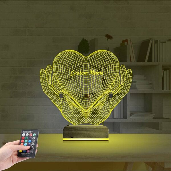 Beling 3D lampa, moje srdce v tvojich rukách, 7 farebná S30KWWW5F8C