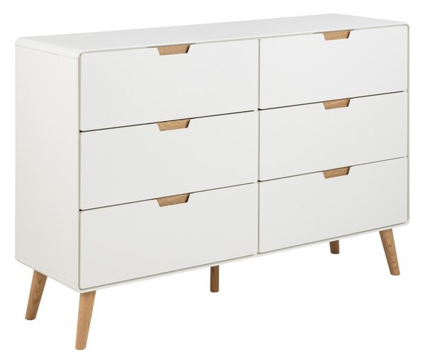 Biela komoda 135x90x40 cm Lowell – Actona
