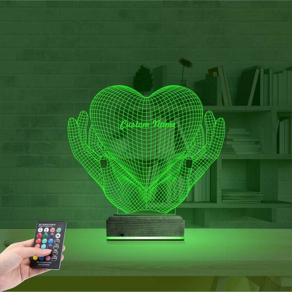 Beling 3D lampa, moje srdce v tvojich rukách, 7 farebná S30KWWW5F8C
