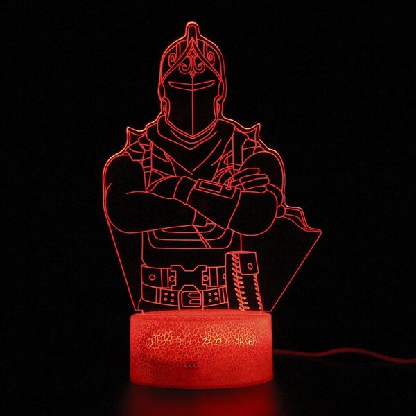 Beling 3D lampa,RED KNIGHT,7 farebná, ZVC5EQ
