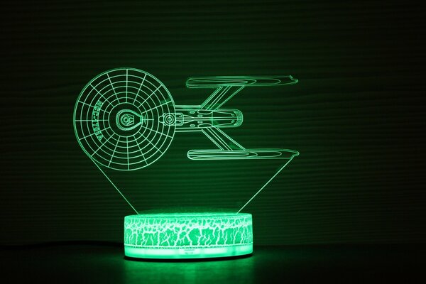 Beling 3D lampa, Star trek enterprise NCC-1701-A, 7 farebná WSJGC2JJHK5