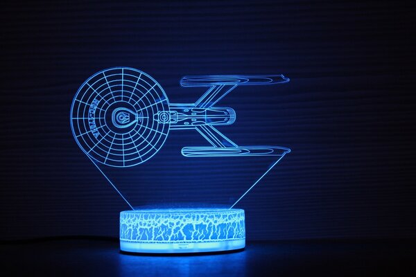 Beling 3D lampa, Star trek enterprise NCC-1701-A, 7 farebná WSJGC2JJHK5