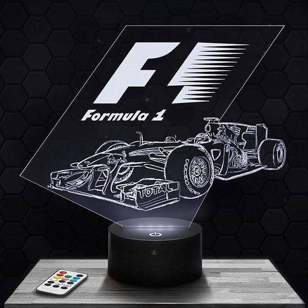 Beling 3D lampa, FIA Formula One World Championship, 7 farebná D58CX755C