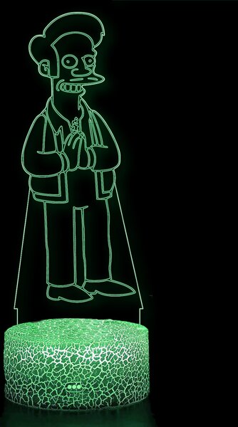 Beling 3D lampa, Apu Nahasapeemapetilon, 7 farebná K9XE