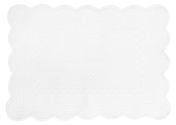 Látkové prestieranie biele 37 x 50 cm