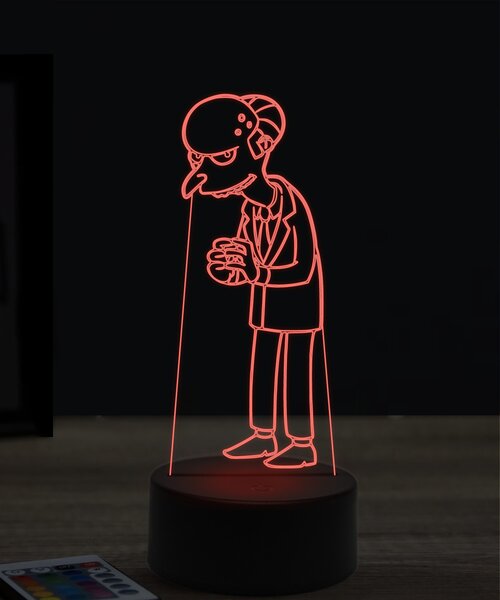 Beling 3D lampa, Montgomery Burns, 7 farebná KWTT23