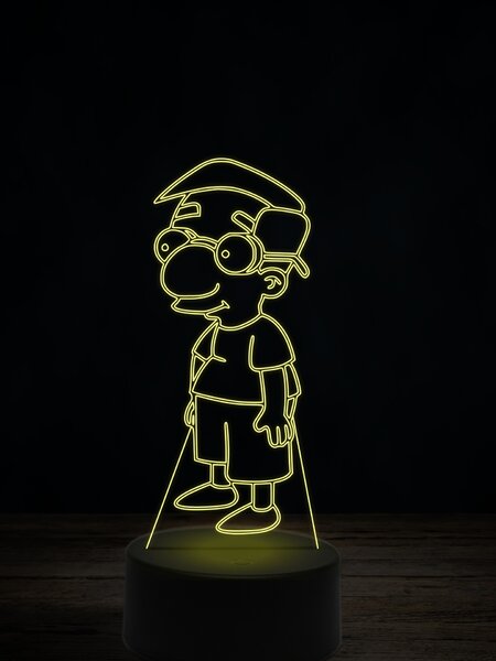 Beling 3D lampa, Milhouse Van Houten, 7 farebná ITZ2