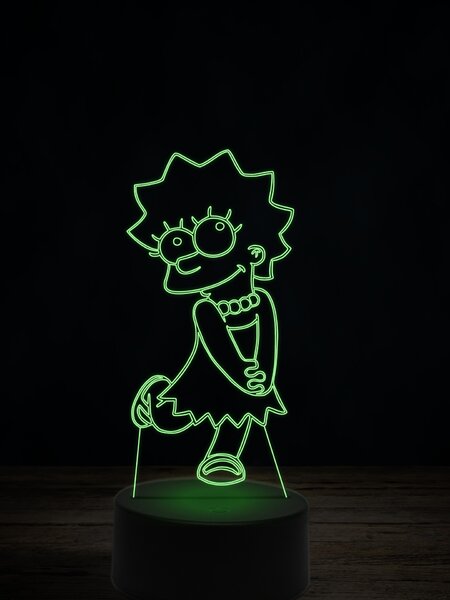 Beling 3D lampa, Líza Simpsonová, 7 farebná LLIG5