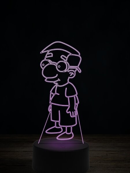 Beling 3D lampa, Milhouse Van Houten, 7 farebná ITZ2