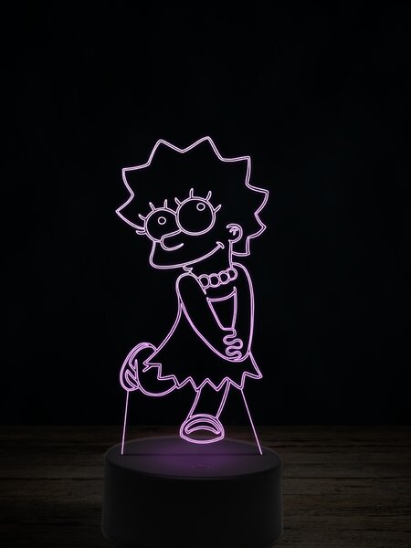 Beling 3D lampa, Líza Simpsonová, 7 farebná LLIG5