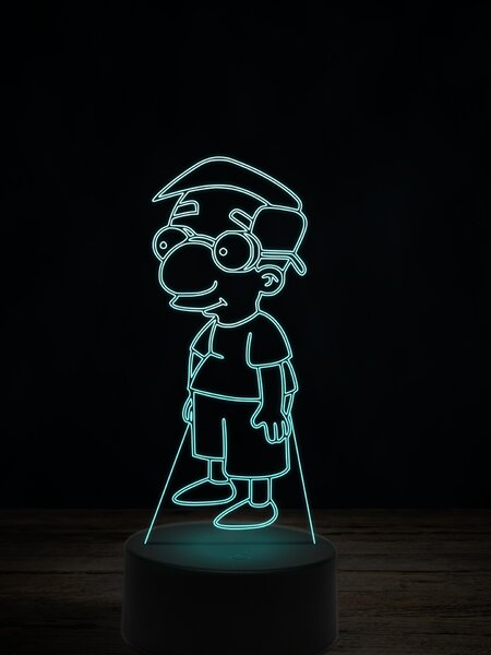 Beling 3D lampa, Milhouse Van Houten, 7 farebná ITZ2