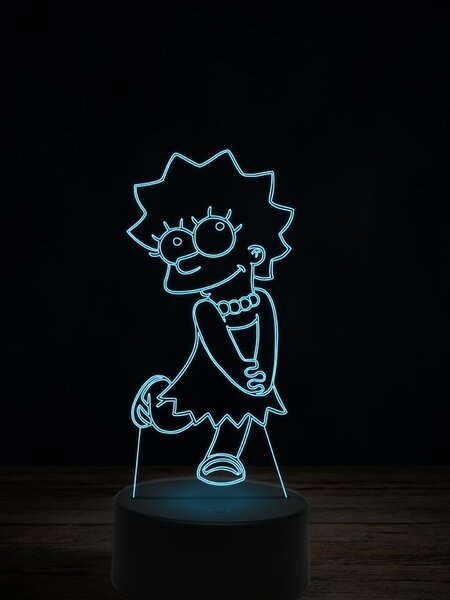 Beling 3D lampa, Líza Simpsonová, 7 farebná LLIG5