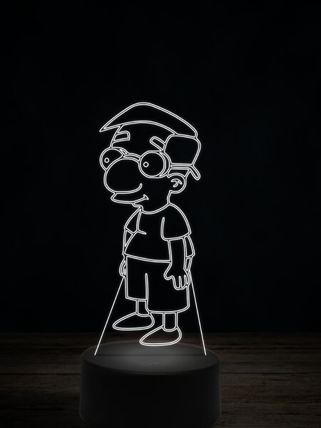 Beling 3D lampa, Milhouse Van Houten, 7 farebná ITZ2