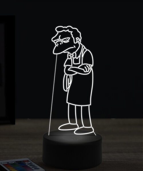 Beling 3D lampa, Moe Szyslak, 7 farebná ITZ3