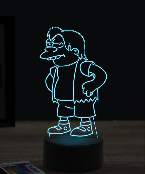 Beling 3D lampa, Nelson Muntz, 7 farebná ITZ5